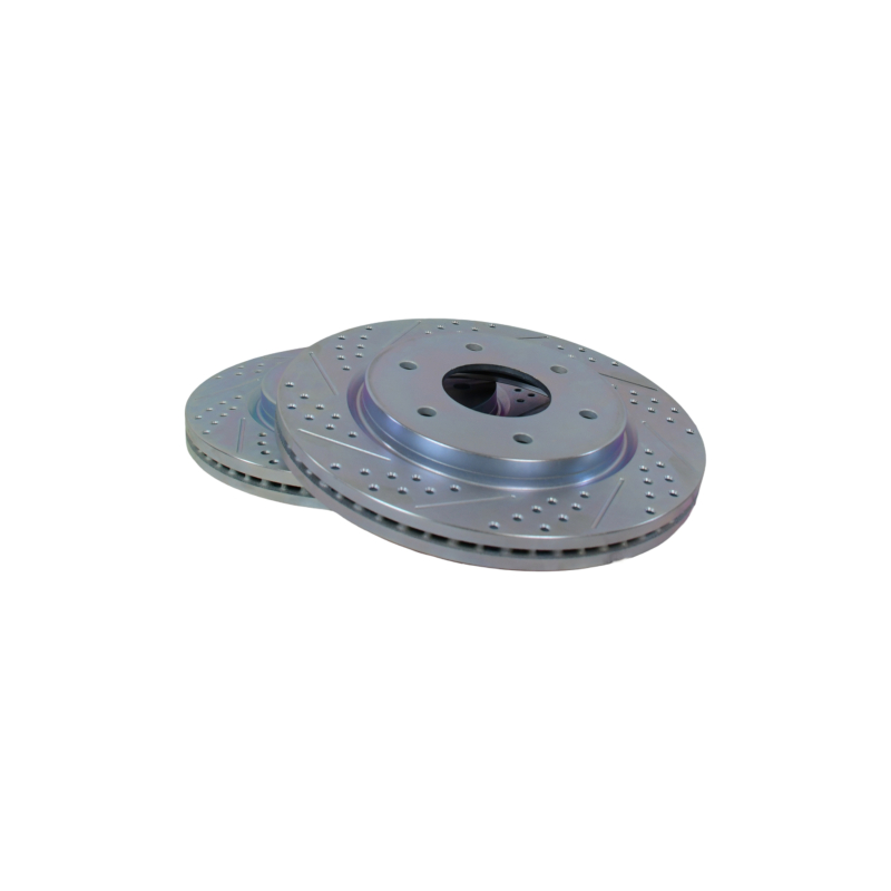 Infiniti QX56 Brake Rotors (2) - Front - Baer Brakes - Claw Performance, Slotted/Drilled - `03-`06
